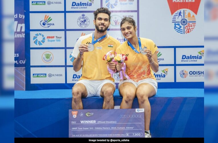 Shuttlers Tanisha Crasto, Dhruv Kapila Win Mixed Doubles Title At Odisha Masters