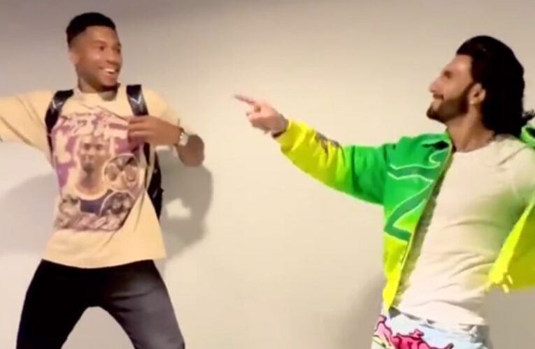 Ranveer Singh Teaches NBA Star Giannis Antetokounmpo His Signature Dance Steps. Watch