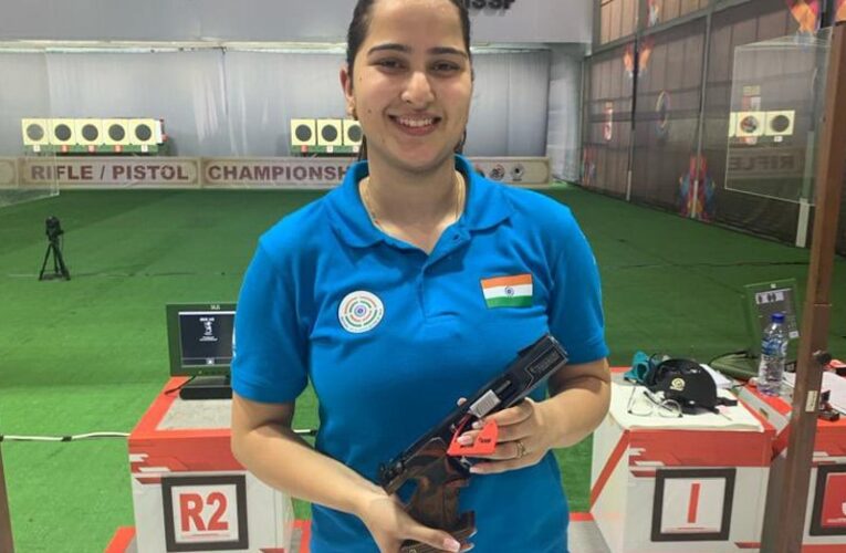 Rhythm Sangwan Bags India’s 16th Quota Place In Shooting For Paris Olympics