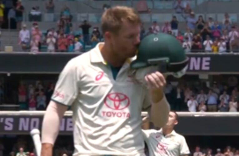 David Warner’s Final Moments As Test Player On Cricket Field Is Viral. Watch