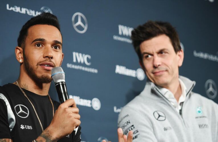 Lewis Hamilton’s departure was a ‘surprise’ at breakfast meeting, Mercedes team principal Toto Wolff says