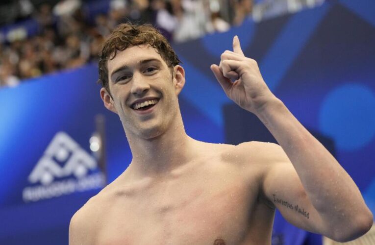 American Armstrong wins men’s 50m backstroke world title