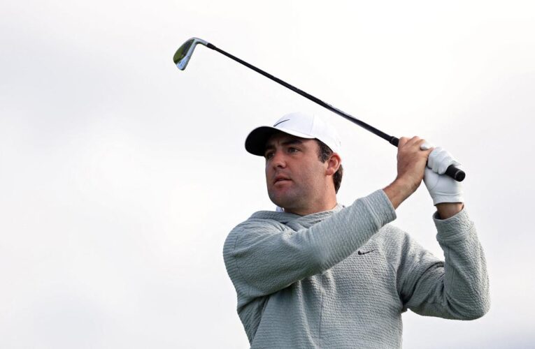 Scottie Scheffler joins three-way lead at Pebble Beach Pro-Am