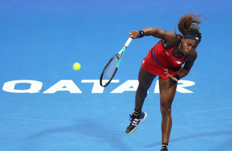 Gauff dumped out of Qatar Open by Siniakova