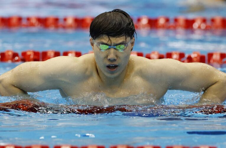 World Aquatics Championships: China’s Qin wins men’s 100m breaststroke world title