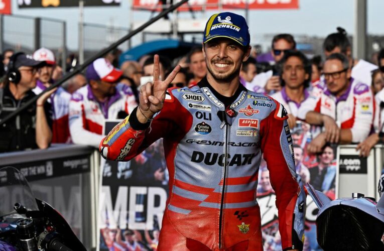 Ducati’s Bagnaia wins Valencia GP to defend MotoGP title, Jorge Martin crashes