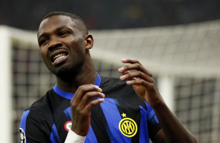 Thuram out with hamstring injury, say Inter