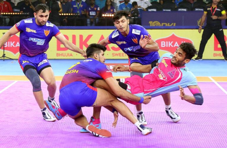 PKL 10: Dabang Delhi and Jaipur Pink Panthers play match for the ages in a game of contrasting halves