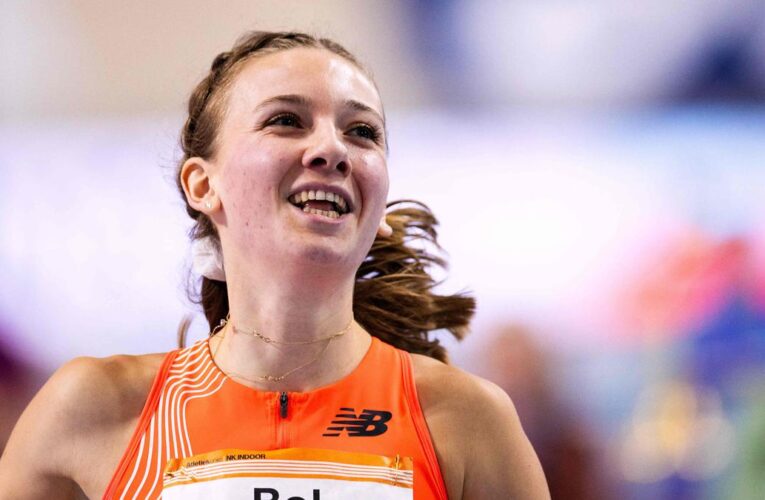 Femke Bol breaks her own 400-metre indoor world record at the Dutch indoor athletics championships