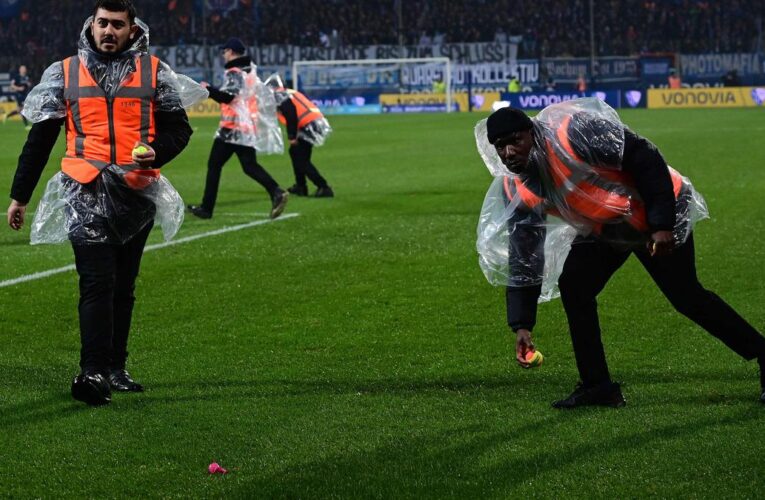 Model airplanes keep protests flying high in Bundesliga as Bayern and Frankfurt game interrupted