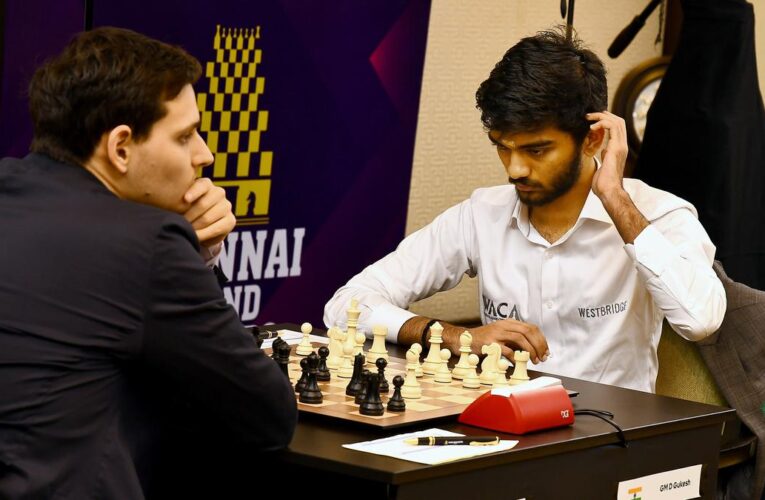 Chennai Grand Masters 2023, Round 5: Gukesh defeats Sjugirov to become sole leader; Erigaisi, Harikrishna earn draws 