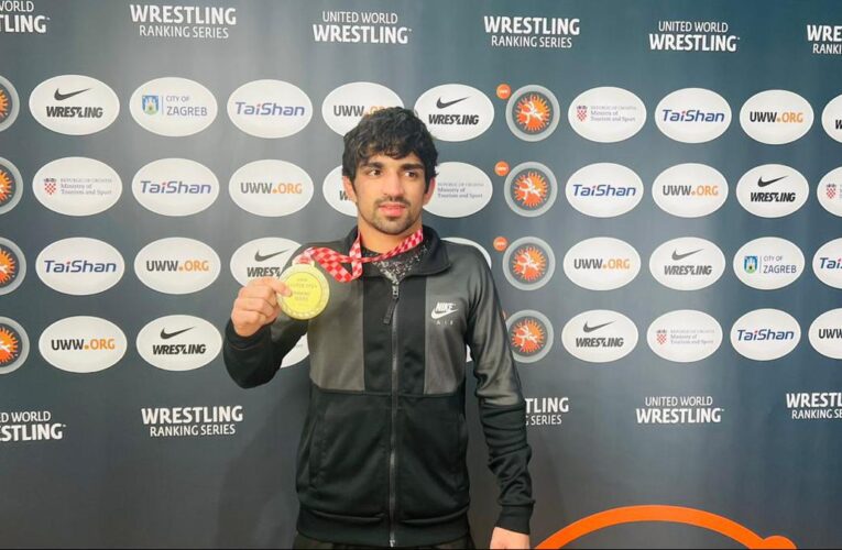 Aman Sehrawat wins men’s 57kg gold at Zagreb Open