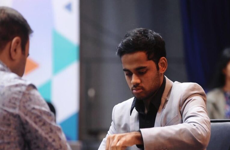 FIDE Grand Swiss: Arjun Downs Guijarro; Narayanan holds Nodirbek