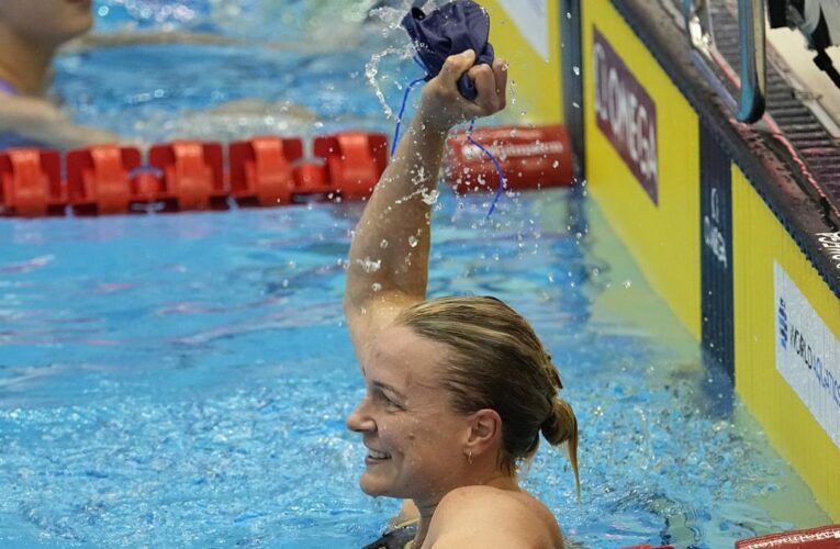 World Aquatics Championship: Sjostrom wins 50m freestyle gold to better Phelps’ tally and gets level with Ledecky