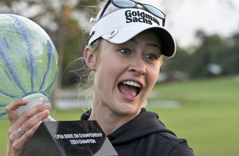 Nelly Korda rallies to win hometown event for 9th LPGA Tour title, beating Lydia Ko in playoff