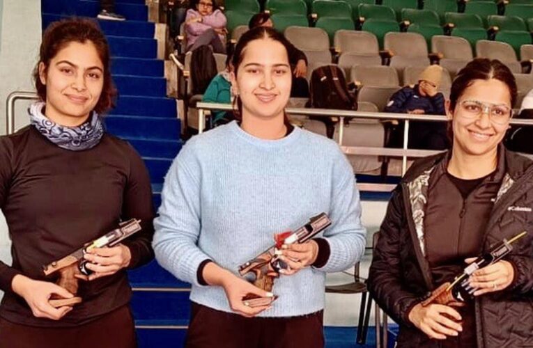 National Shooting Trials: Rhythm Sangwan beats Manu Bhaker; Sift Samra tops women’s rifle 3-position