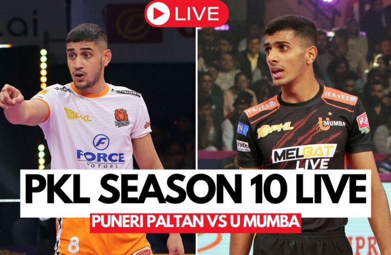 PKL Season 10 HIGHLIGHTS: U Mumba vs Puneri Paltan ends in 32-32 tie, Guman Singh scores 15 points