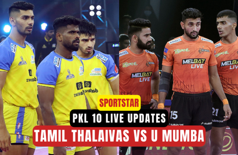 PKL 10 Highlights: Tamil Thalaivas beats U Mumba 50-34 to win fourth game in succession; Bengaluru Bulls ties 28-28 with Jaipur Pink Panthers