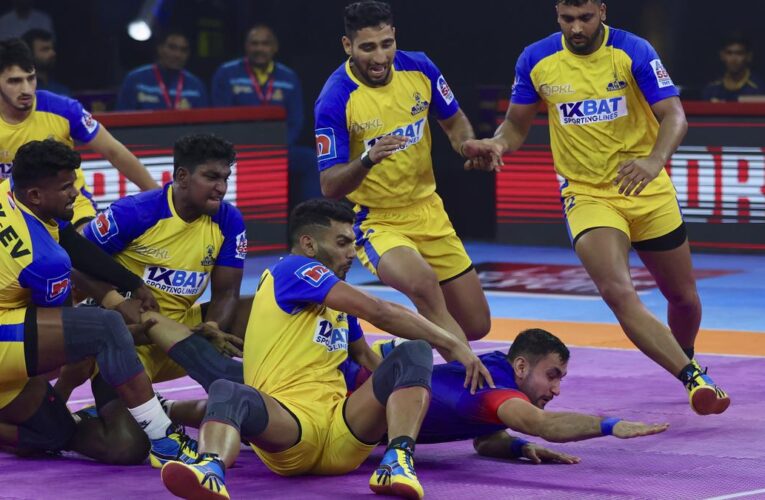 Pro Kabaddi League HIGHLIGHTS: Gujarat Giants comes back to beat UP Yoddhas 38-30; Pink Panthers beats Thalaivas 25-24