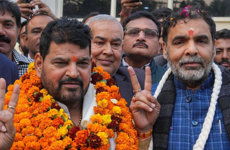 Brij Bhushan like a brother, says new WFI chief Sanjay Singh