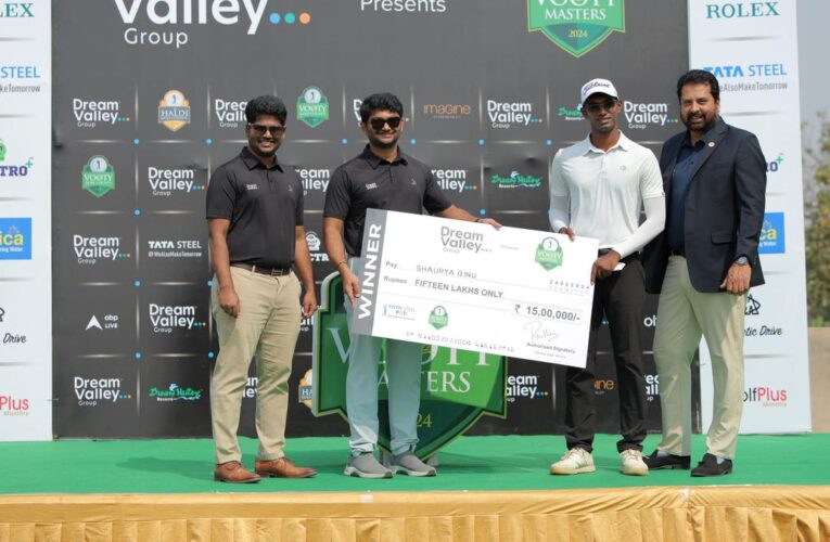 Vooty Masters: Shaurya Binu registers eight-shot triumph