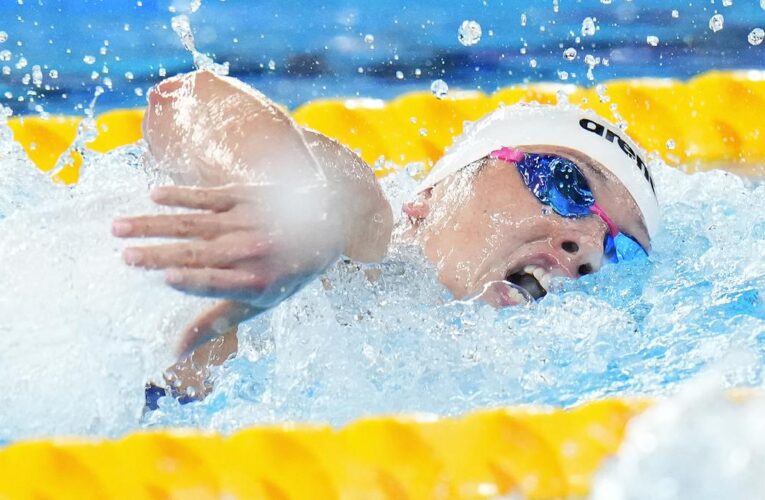 Haughey eases into 100m freestyle semis at Doha