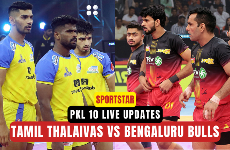 PKL 10 Highlights: Defence gives Bengaluru Bulls one-point win over Tamil Thalaivas; Parteek Dahiya scores 25 points to lead Gujarat Giants to 51-42 win vs Bengal Warriors