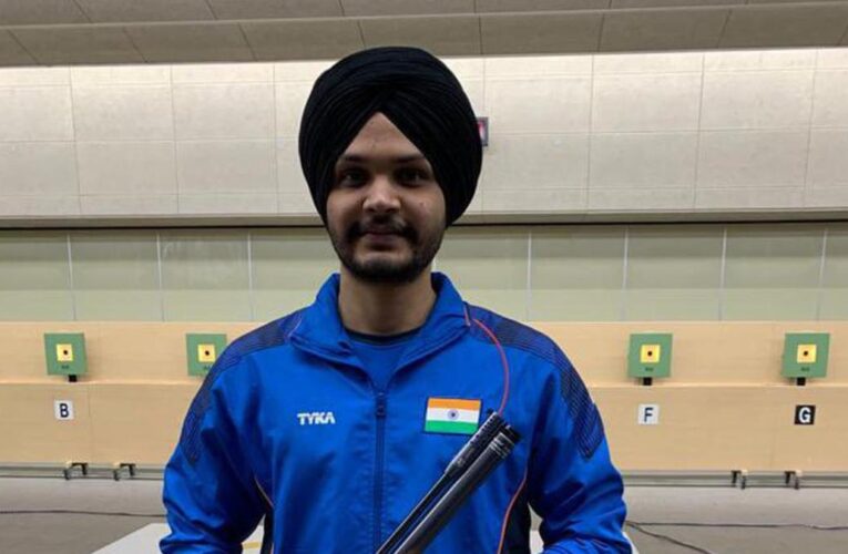 Asian Shooting C’ship 2023: Sarabjot Singh secures Paris Olympics quota with bronze in men’s 10m air pistol