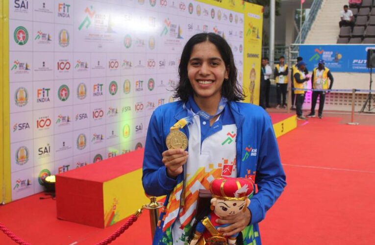 After three gold medals at Khelo India Youth Games 2024, swimmer Vritti Agarwal aims for Olympics