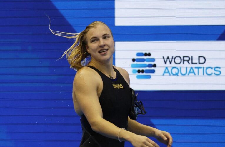 Meilutyte ties women’s 50m breaststroke world record at World Swimming Championships