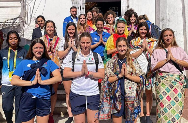 Italy women visit Ranchi’s Jagannath Temple on the eve of FIH Hockey Olympic Qualifiers