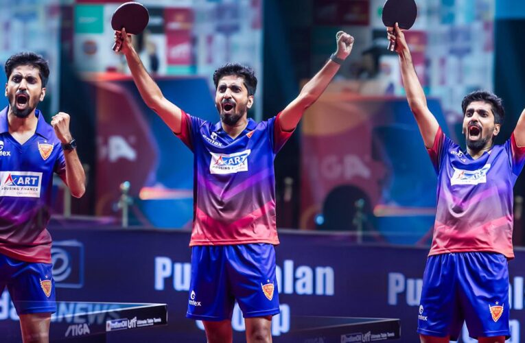 UTT highlights: Sathiyan shines as Dabang Delhi beats Chennai Lions