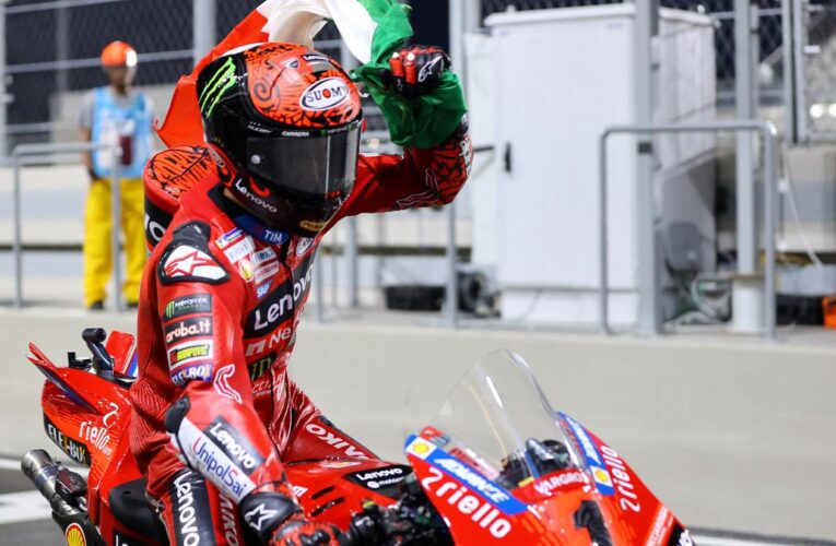 Ducati’s Bagnaia begins MotoGP title defence with victory in Qatar