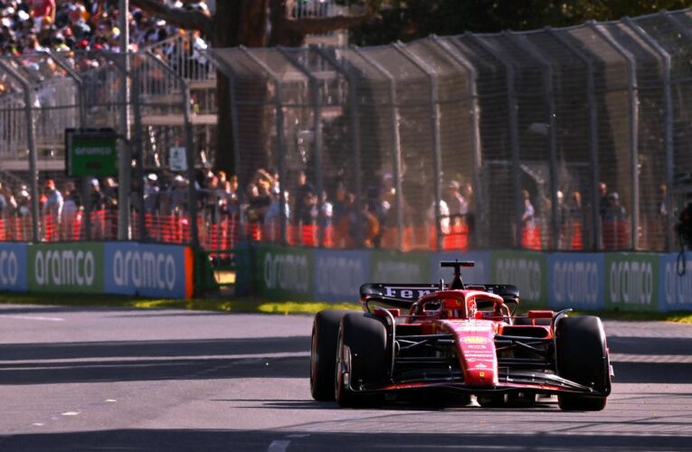 Australian Grand Prix: Leclerc fastest in practice, Verstappen second