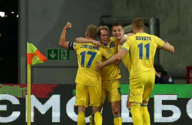 Ukraine‘s football victory provides welcome distraction from tragedy of war