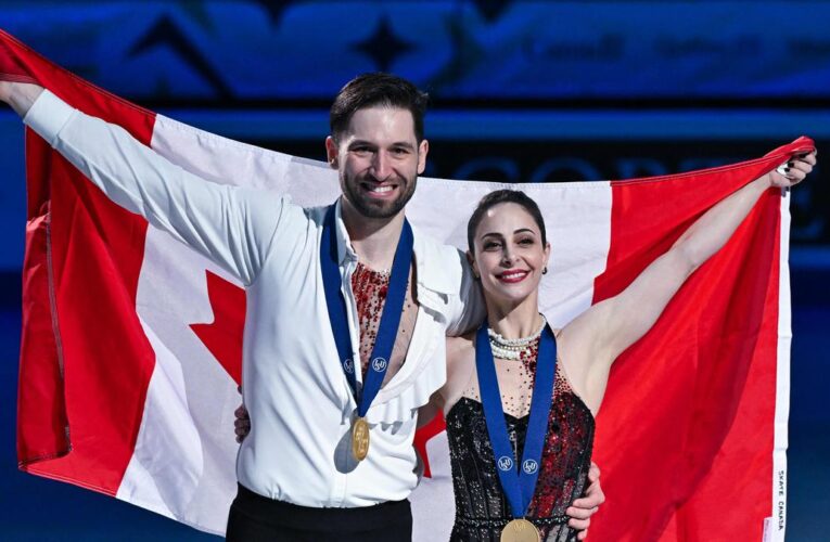 Canada’s Stellato-Dudek, Deschamps win gold at figure skating worlds