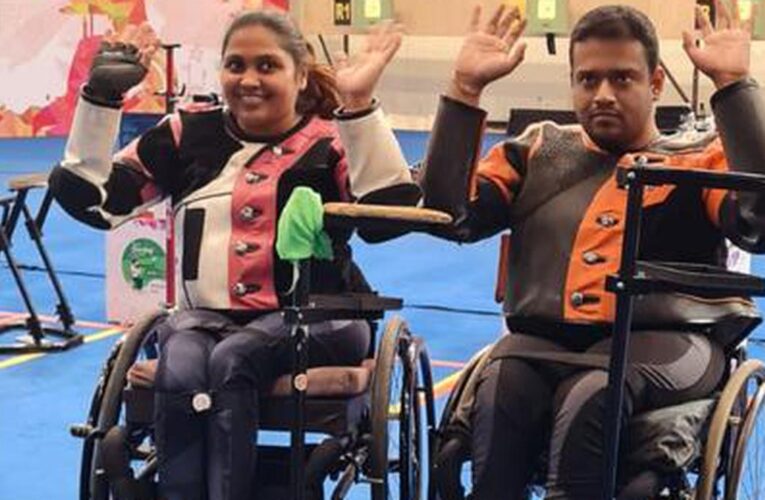 Para Shooting World Cup: Mona-Aadithya pair clinches rifle mixed team silver