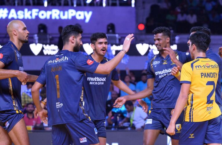 PVL 2024: Kochi Blue Spikers ends campaign with sole win against Hyderabad Black Hawks