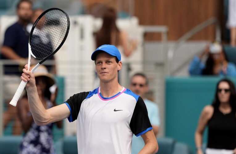 Miami Open 2024: Australian Open champion Sinner advances to semifinal with win over Machac