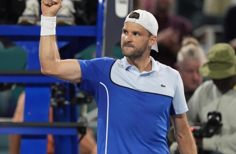 Miami Open 2024: Grigor Dimitrov ousts top-seeded Carlos Alcaraz; Rybakina outlasts Azarenka