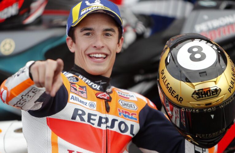 Marquez impresses despite crash in Portugal MotoGP practice