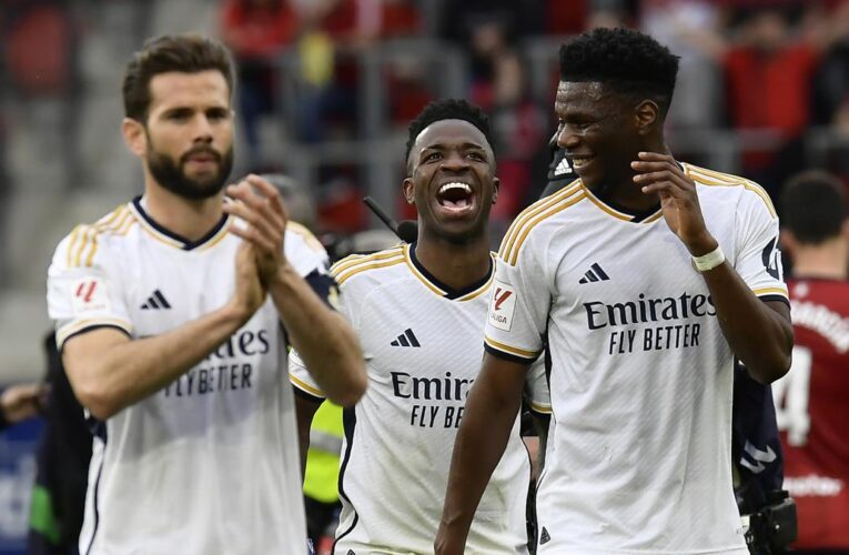 La Liga 2023-24: Dominant Real Madrid claims 4-2 win at Osasuna with Vinicius Jr brace