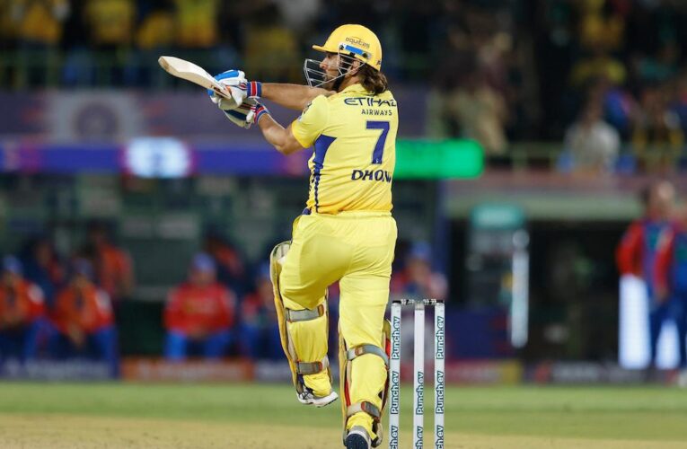 Dhoni scores 16-ball 37 in his first IPL 2024 outing with bat during DC vs CSK