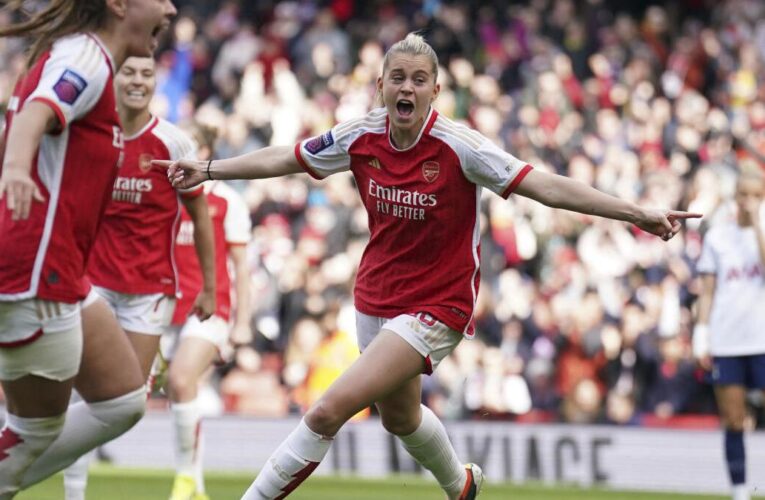 Women’s Super League: Title-chasing Arsenal beats Tottenham 1-0 as Alessia Russo scores