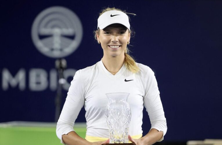 San Diego Open: Katie Boulter wins WTA 500 title, beats sixth-seeded Marta Kostyuk in final