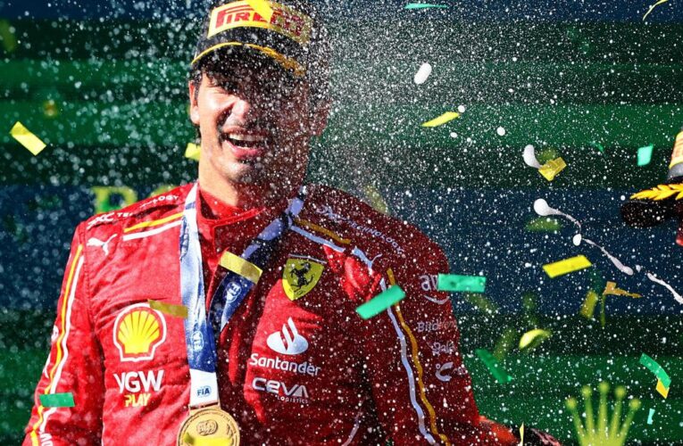 Life is crazy, says Ferrari’s Sainz after comeback win in Australia