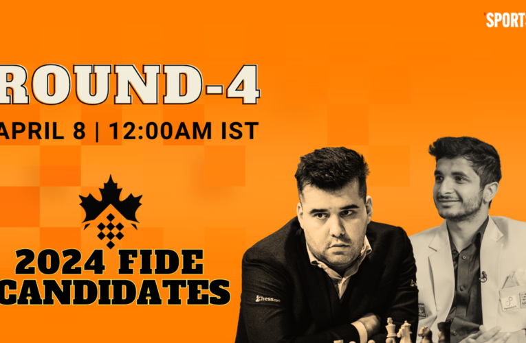 Vidit Gujrathi vs Ian Nepomniachtchi LIVE, FIDE Chess Candidates 2024: Round 4 match updates