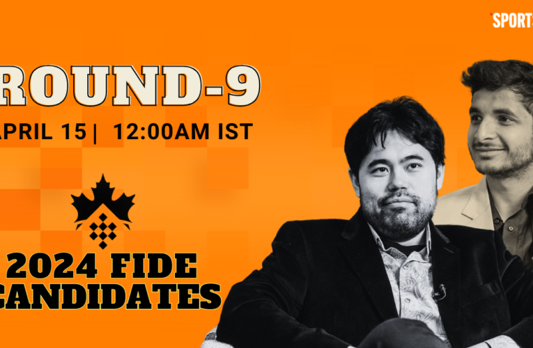 Vidit Gujrathi vs Hikaru Nakamura LIVE, FIDE Candidates 2024: Round 9 match updates