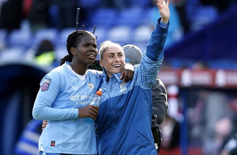 Man City thrashes West Ham to go top of Women’s Super League