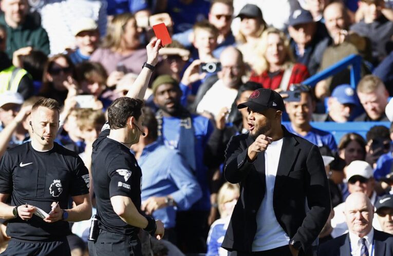 Premier League refereeing not good enough, says Burnley manger Kompany